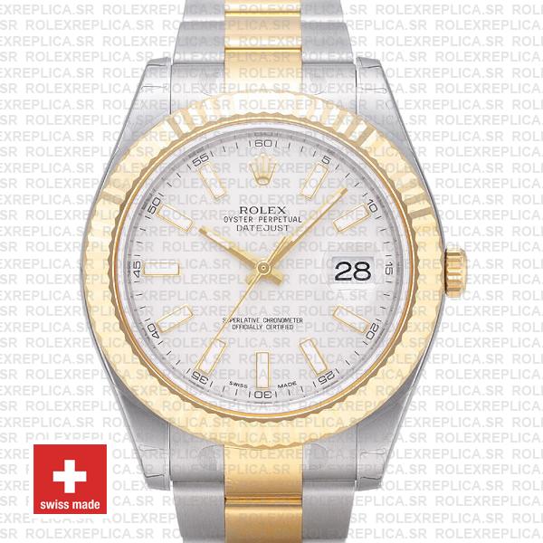 Rolex Datejust ΙΙ Two-Tone White Dial 41mm | Rolex Replica