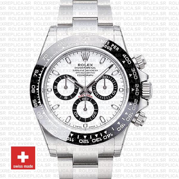 Rolex Daytona Stainless Steel White Dial | Replica Watch