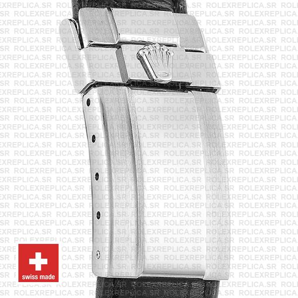 Rolex Daytona Leather White Gold Swiss Replica 40mm