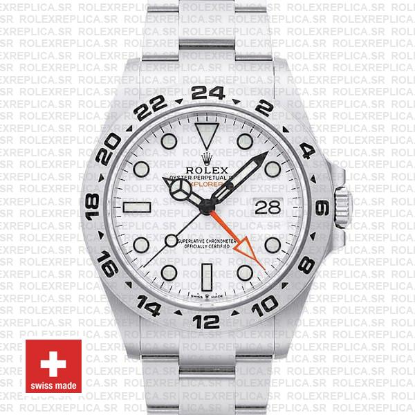 Rolex Explorer Ii 42 White 226570 Swiss Made Replica