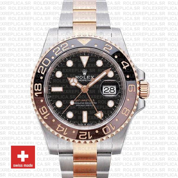 Rolex GMT-Master II Rose Gold Two Tone | Rolex Replica Watch