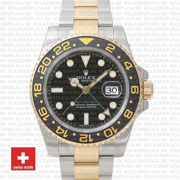 Rolex GMT-Master II 18k Yellow Gold | Two Tone Rolex Replica