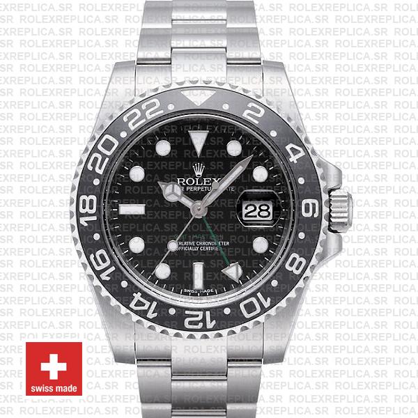 Rolex GMT-Master II Black Ceramic Bezel | Rolex Replica Watch