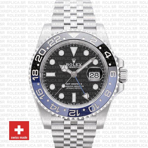 Rolex GMT-Master II 40mm Batman Blue Black Ceramic Bezel