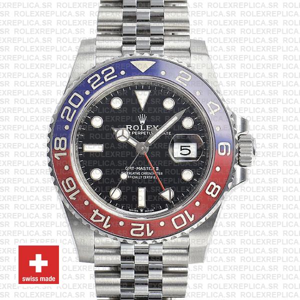 Rolex GMT-Master II Jubilee Bracelet 40mm | Pepsi Bezel Watch