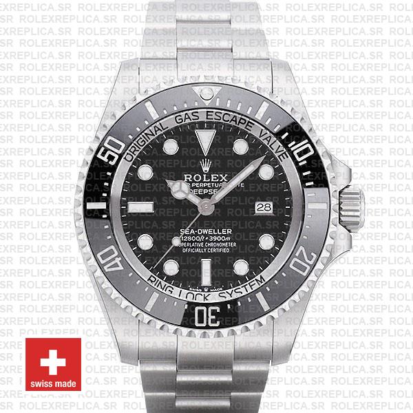 Rolex Sea-Dweller Deepsea Black Dial 904L Steel | Rolexreplica