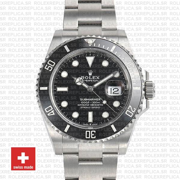 Rolex Submariner 41mm Ceramic Bezel 904l Steel 126610ln Swiss Replica