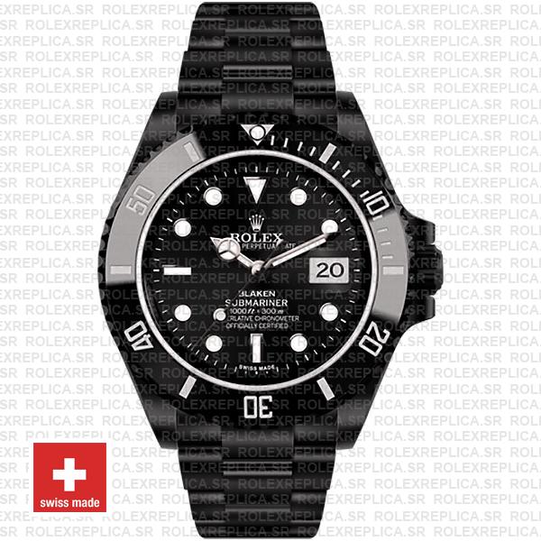 Rolex Submariner Blaken Black Dial 40mm | Replica Watch