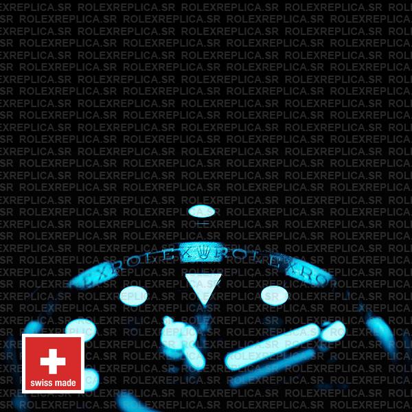 Swiss Replica Rolex Submariner Blue Lume