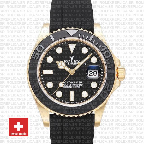 Rolexreplica Rolex Yacht Master Gold Ceramic 42mm Swiss Made Replica 226658