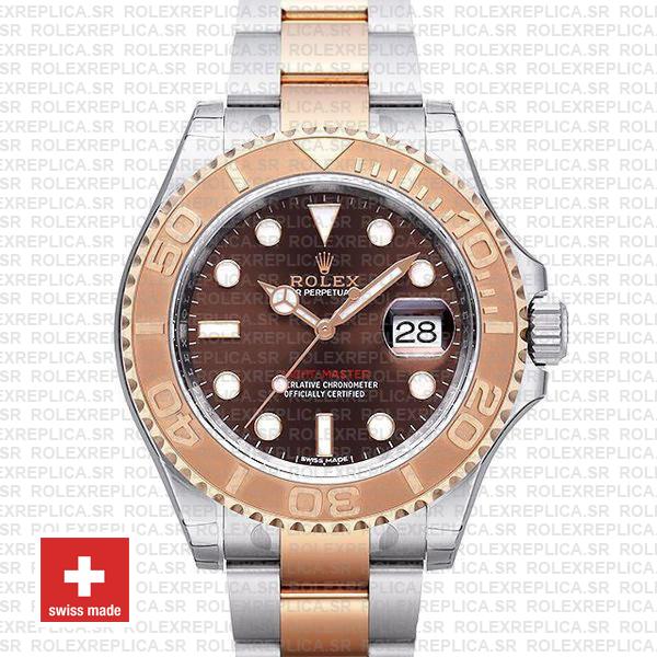 Rolex Yacht-Master Two-Tone Chocolate Dial | Replica Watch