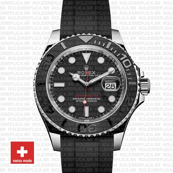 Rolex Yacht-Master Black Dial Stainless Steel | Rolex Replica