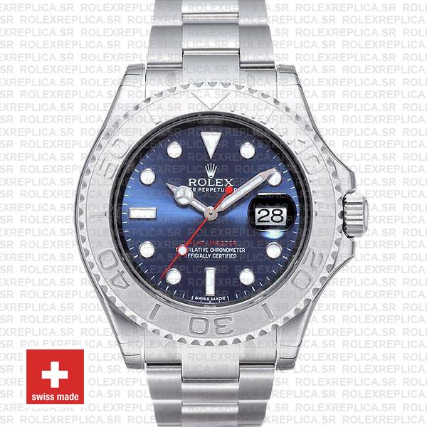 Rolex Yacht-Master Blue Dial Stainless Steel | Rolex Replica