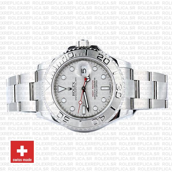 Rolex Yacht-Master II 904L Stainless Steel Platinum Silver Dial with 904L Steel Oyster Bracelet